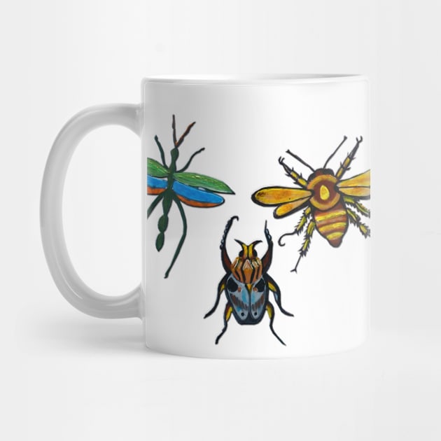 Funny Insects by PaintingsbyArlette